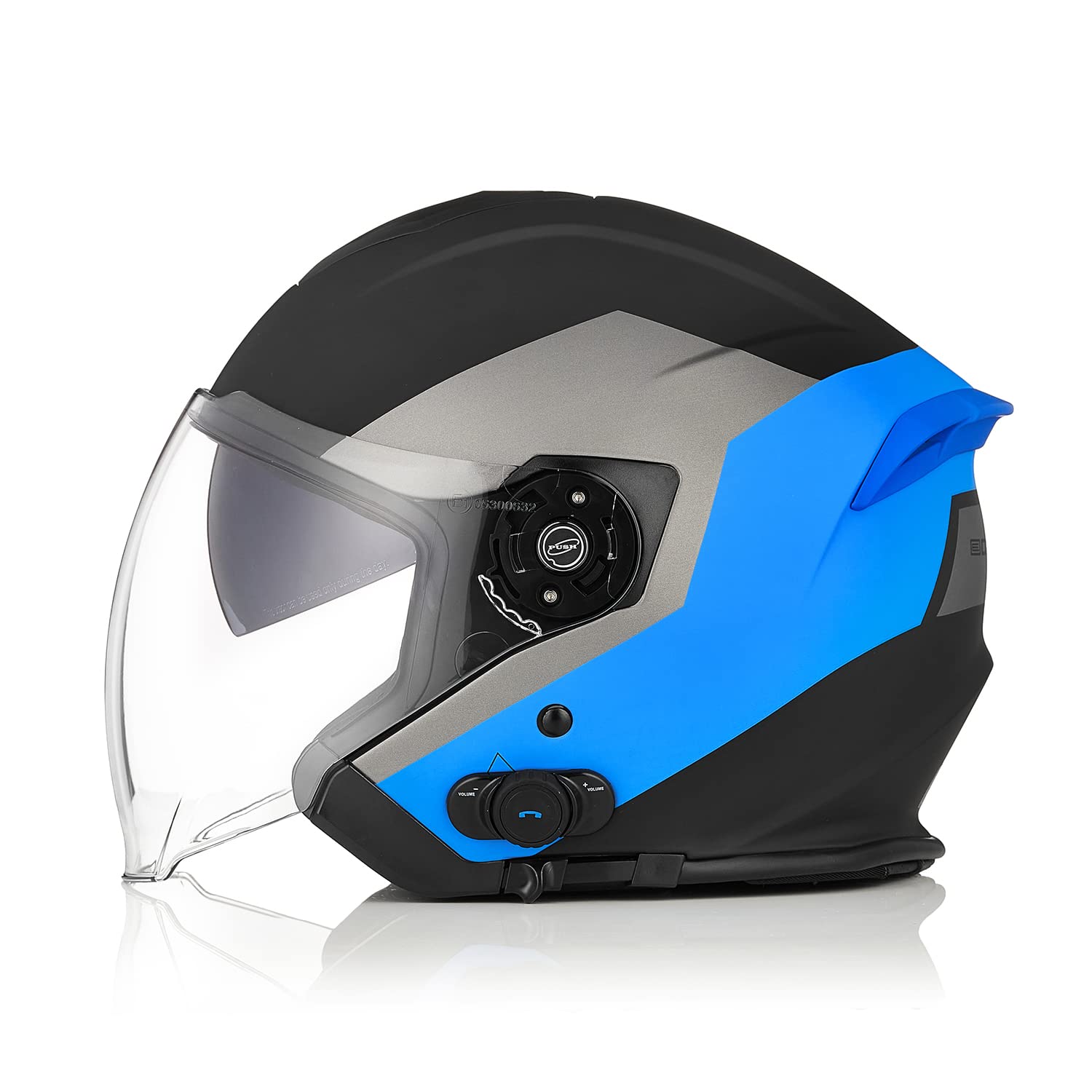 ORIGINE Casco Jet Moto Bluetooth Homologado ECE con Doble Visera