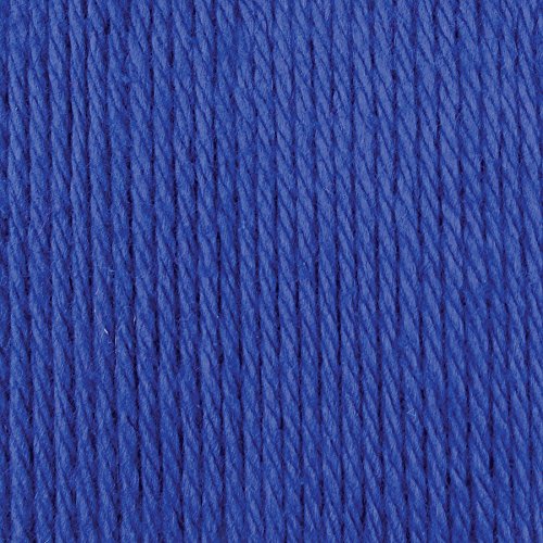 Image of Lily Sugar 'N Cream The Original Solid Yarn, 2.5oz, Medium 4 Gauge, 100% Cotton - Blue - Machine Wash & Dry