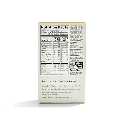 Miniatura 4 de 365 by Whole Foods Market Aceite de oliva y ajo perlado de cuscús orgánico 58 onzas