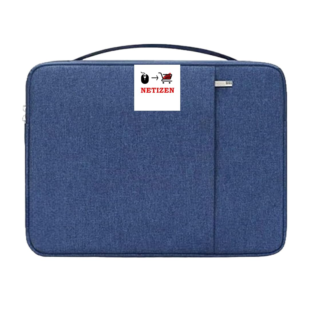 NETIZEN Presents Portfolio Organizer with Safety Lock and Zipper, Travel Documents Organizer Bag, Document Organizer File, File folders for documents, Document File (Blue, A4 Travel File Folder)