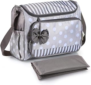 Leap-G Mode Mutter Sac Grande Capacité Sac Bandoulière Sac Sac à Main Femme Mode Imperméable Sac à Main Pliable Muti Grande Capacité Sac Mamabeule, beige