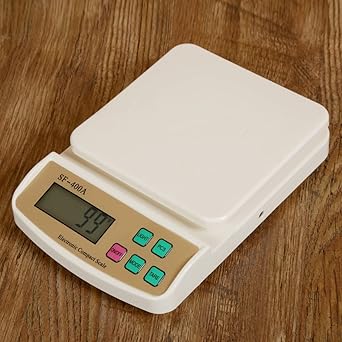 U UZAN Digital 10kg x 1g Kitchen Weight Weighing Scale Balance Multi-purpose weight measuring machine