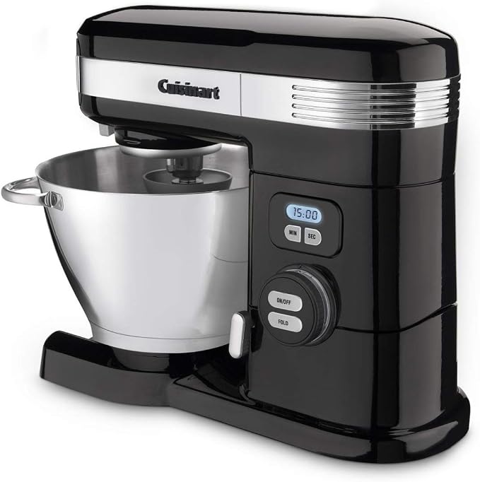 Cuisinart SM-55BK 5-1/2-Quart 12-Speed Stand Mixer, Black