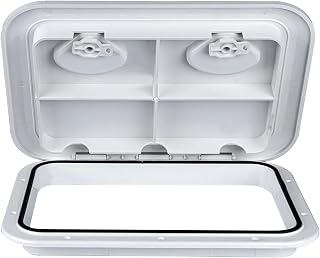 Rectangle Boat Hatch – Non-Slip Deck Access Hatch with Easy Installation, Durable Marine Accessory, Waterproof Cover, Marine Equipment, Outdoor Boat Maintenance |for Yachts, RVs, Boating