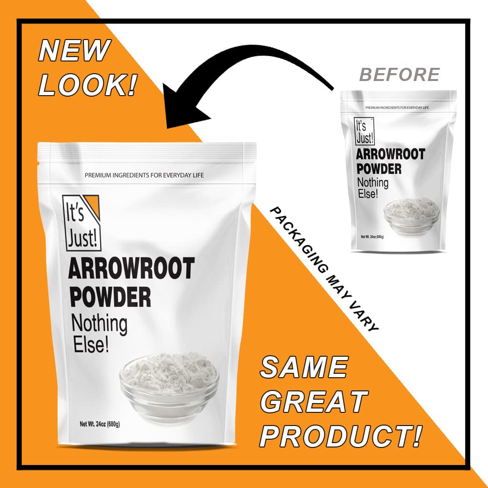 Arrowroot Powder Natural GlutenFree Thickener, DairyFree & NonGMO