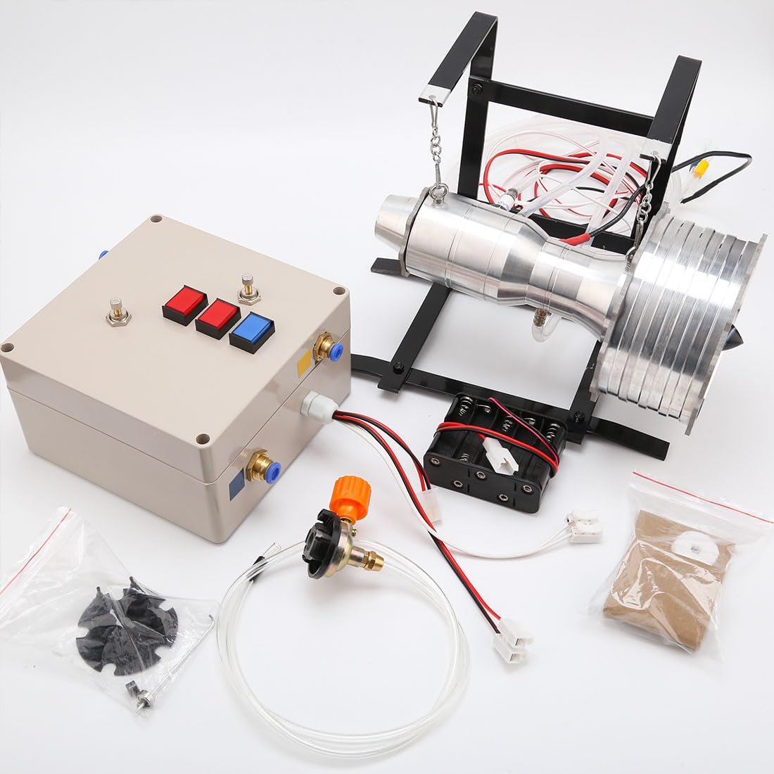 Turbofan Engine Model Kit That Works, Removable and Maintainable Jet Engine with Liquid Combustion, Collectible Display for Aviation Enthusiasts &Adults