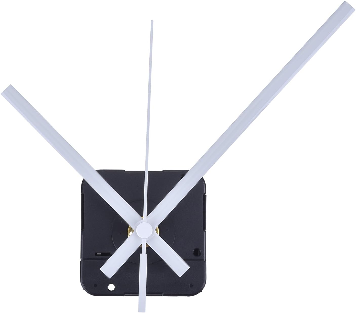 Mudder Long Spindle Quartz Clock Mechanism, 1/2 Inch Maximum Dial Thickness, 9/10 Inch Total Shaft Length (White)