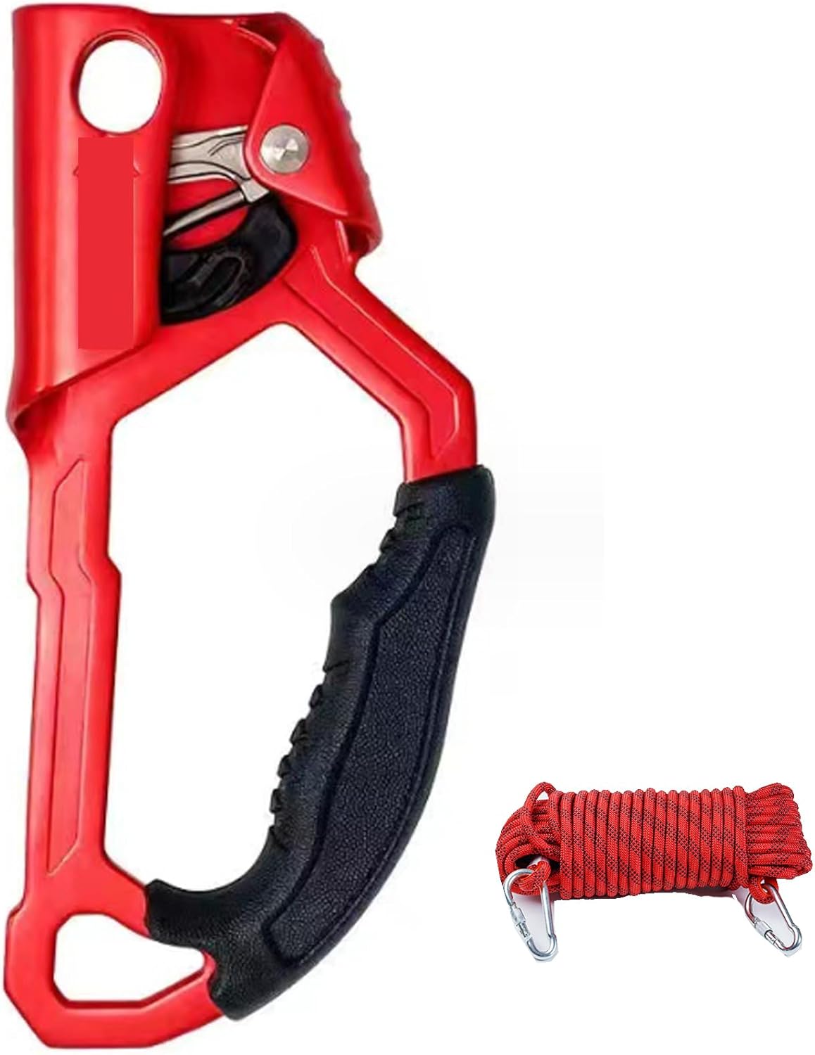 Climbing Ascender, Rappelling Gear Equipment Rope Clamp, for Rescue Caving for Rock Climbing Tree Arborist()