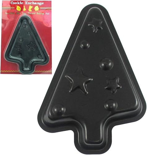 Miniatura 4 de Molde de molde para hornear árbol de Navidad, cortador de galletas de metal, mini molde para tartas, fiesta de vacaciones