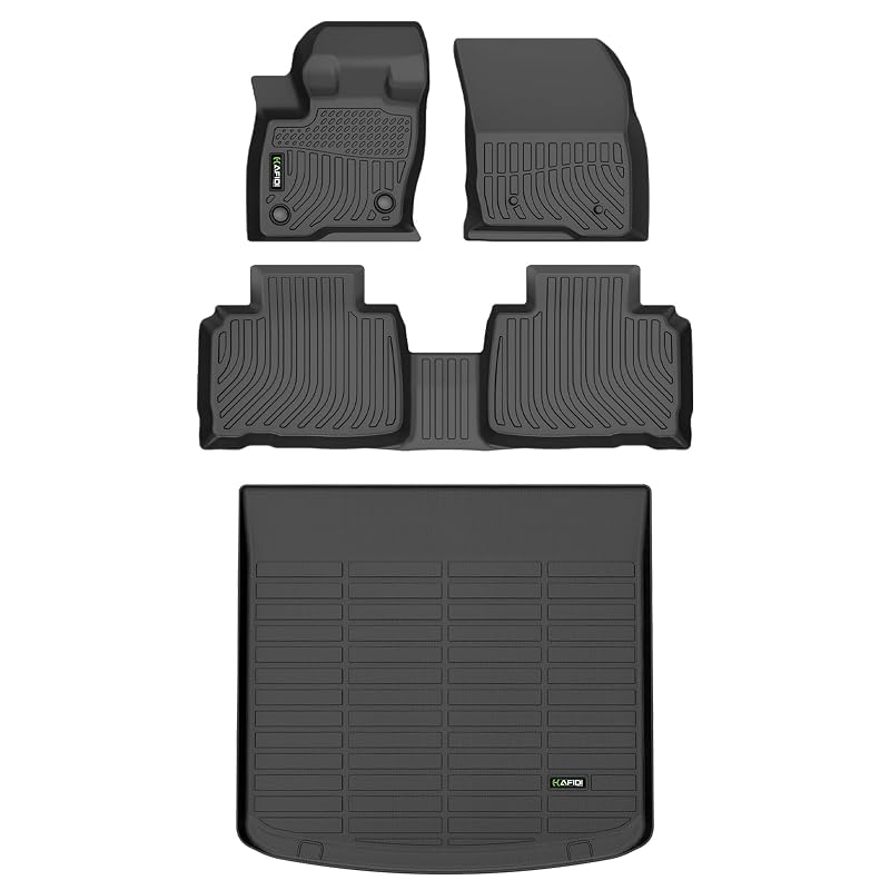 Kit de tapetes e forro para porta-malas HAFIDI em TPE para Lincoln Nautilus 2019–2023 e Lincoln MKX 2016–2018, preto