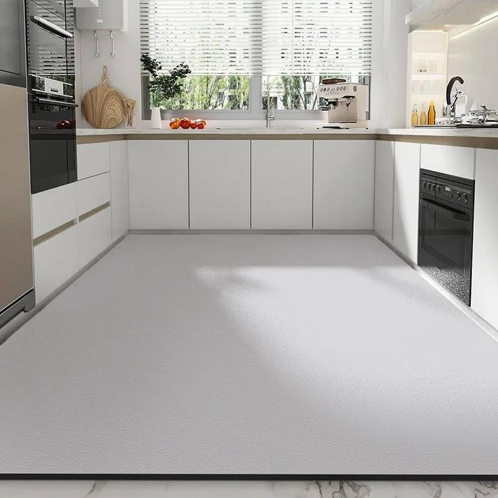 Tapis de sol de cuisine moderne en cuir PVC imperméable 140x200cm SY148