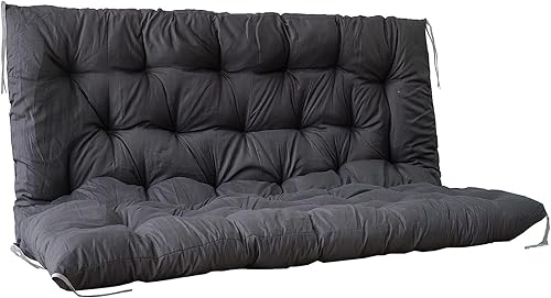 Miniatura 1 de Cojines de columpio para exteriores, cojines de columpio de 2 a 3 asientos para muebles de exterior, bancos de jardín, columpios y sofás, con 8