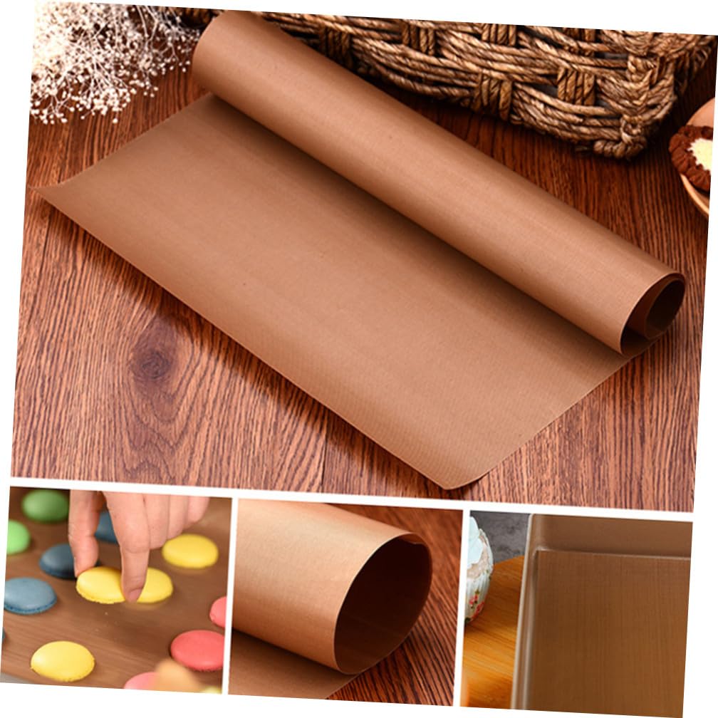 Amosfun 8 Hojas paño para hornear planchas de asar planchas para asar alfombrilla reutilizable para moldes para pasteles alfombrilla para hornear sarten parrilla alfombrilla para horno