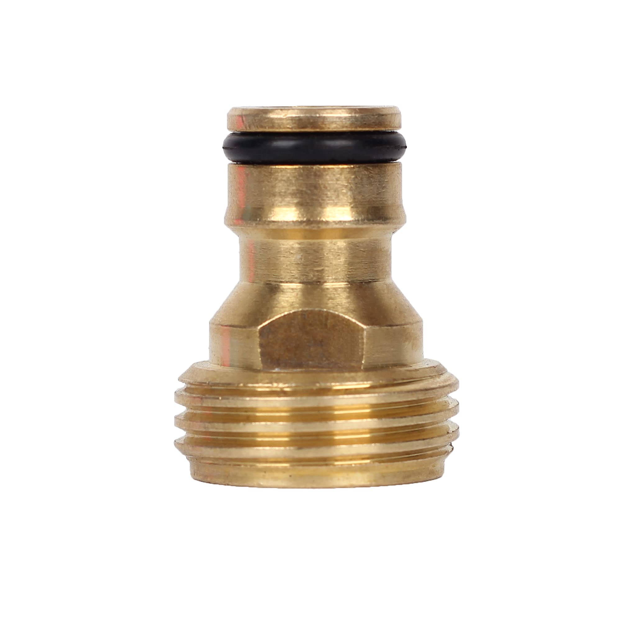 Raccordo Tubo Giardino Adattatore Per Tubo Da Giardino - Da 3/4" GHT Femmina A 1/2" NPT Maschio, In Ottone, Resistente Alla Corrosione Attacco Tubo - Foto 3