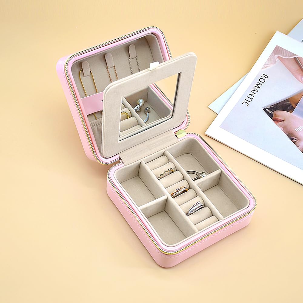 Brouk & Co Pearl Travel Jewelry Case (Pink)
