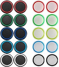 20Pieces Analog Stick Joystick Controller Performance Thumb Grips Compatible with PS5, PS4, Xbox One, Xbox Series X/S Controller Joystick Grips