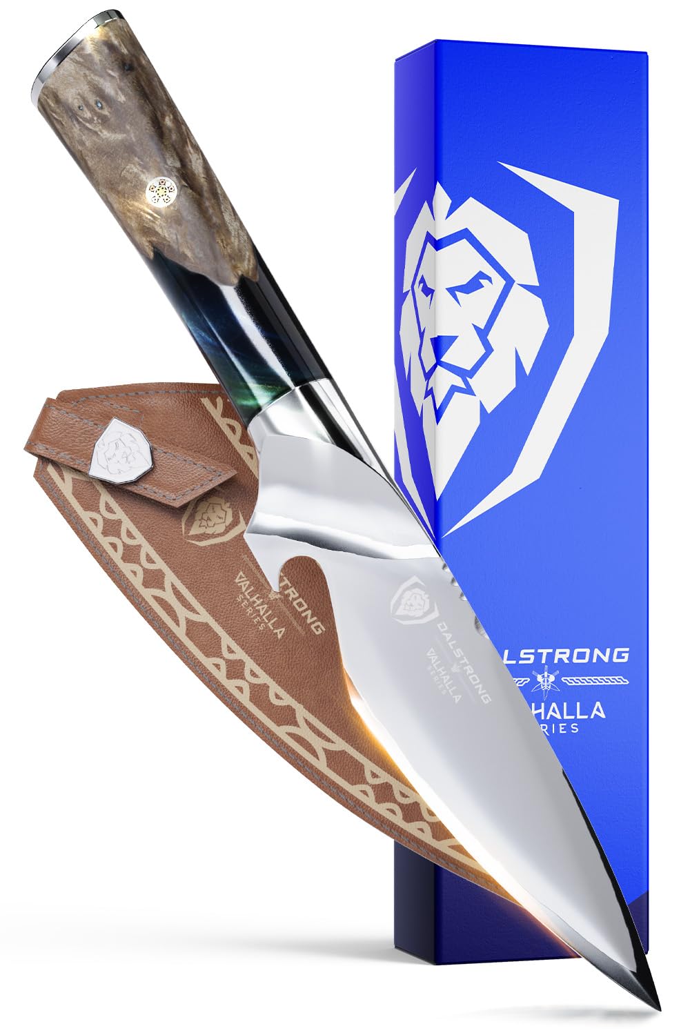 Dalstrong BBQ Piranha Knife - 6 inch - Valhalla Series - 9CR18MOV HC Steel - Celestial Resin Wood