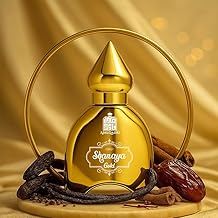 Adilqadri Shanaya Gold Attar for Men & Women | Newly Launched Arabic Non-Alcoholic Roll-On Perfume | Warm Vanilla, Spicy & Floral Fragrance | Ideal Gift | 10ML