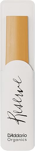 Miniatura 4 de D'Addario Cañas de saxofón tenor de reserva orgánica - Cañas de saxofón - La primera y única caña orgánica - 3.0+ fuerza, paquete de 10