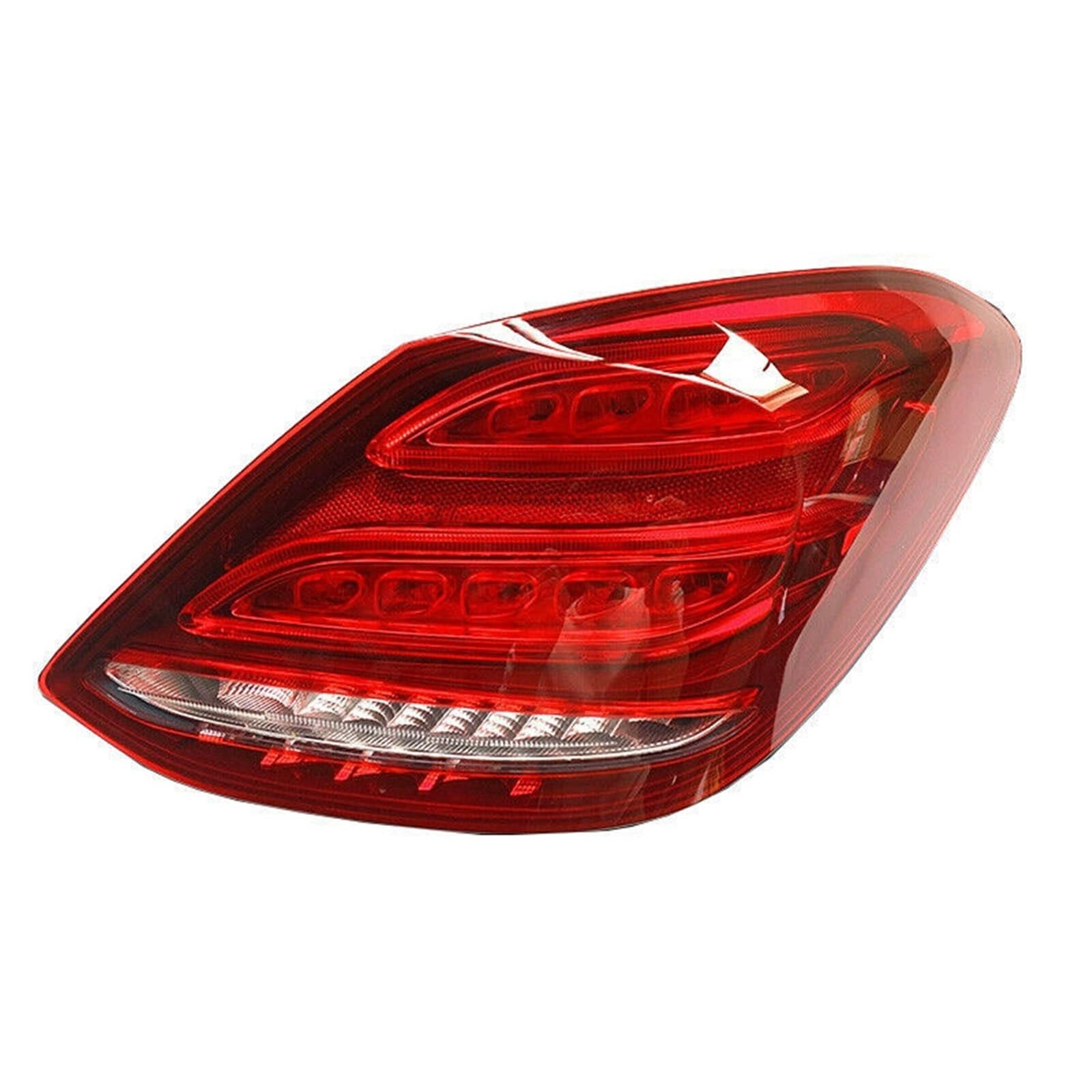 Piloto Trasero Para Mercedes Para Benz Clase C W205 C300 C260 C200 2014-2018 Señal Giro Parada Freno Lámpara Marcha Atrás Luces Traseras Conducción Piloto posterior(bien)