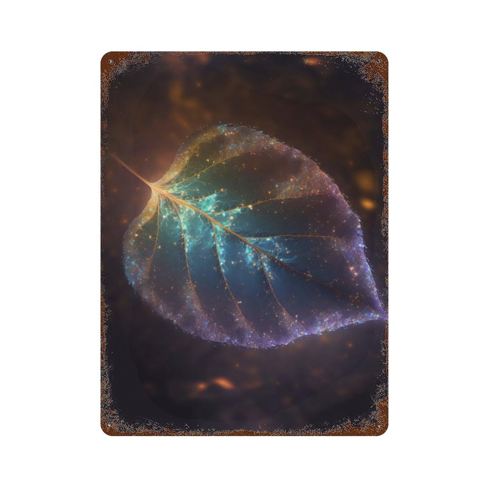 Jotunheims Mystic Cosmos Decorative Tin Sign 15.7"x11.8", for Bistro, Counter And Cafe Decor, Retro Wall Decor
