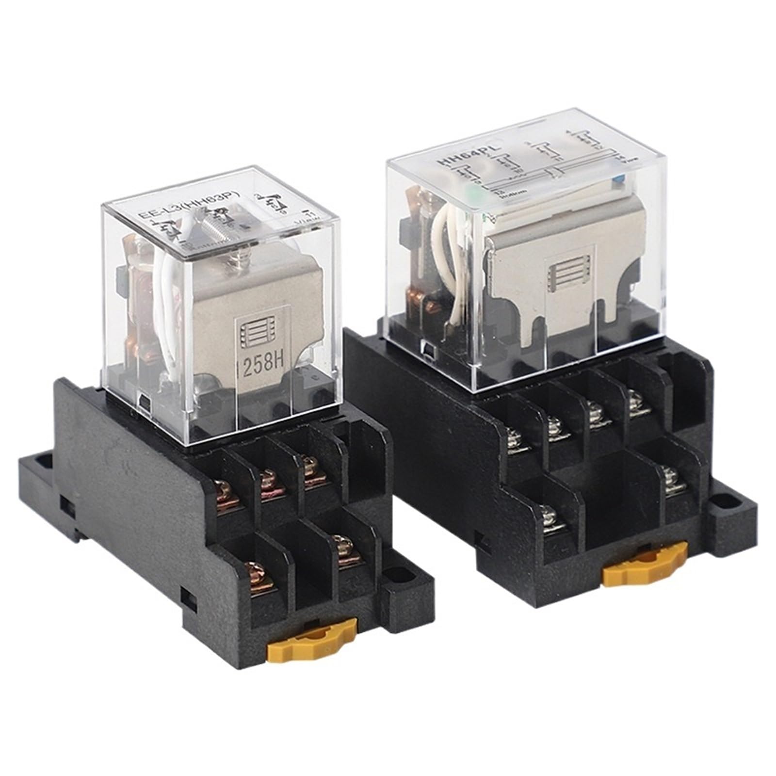 Relais bobine HH64P 14Pin DC24V avec embase pour armoire industrielle
