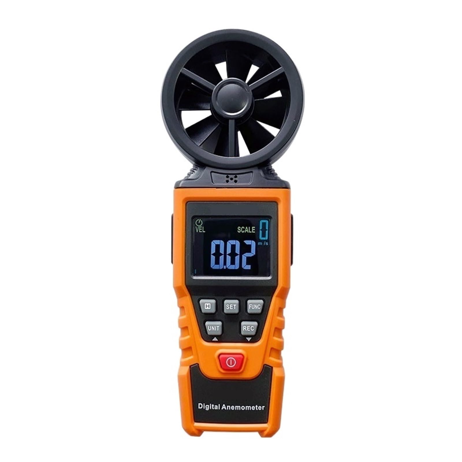 Anemómetro Medidor CFM De Velocidad Del Viento Digital Mano Prueba Medir El Flujo Aire Con Retroiluminación Mediciones Precisas Versátiles(BSD-340A)