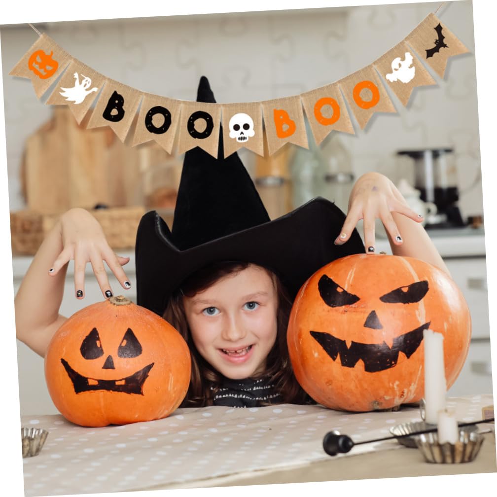 Abaodam Set Di Striscioni Appesi Per Halloween 3 Pezzi Ghirlande Decorative Decorazioni Per Feste in Maschera Decorazioni Per Interni/esterni