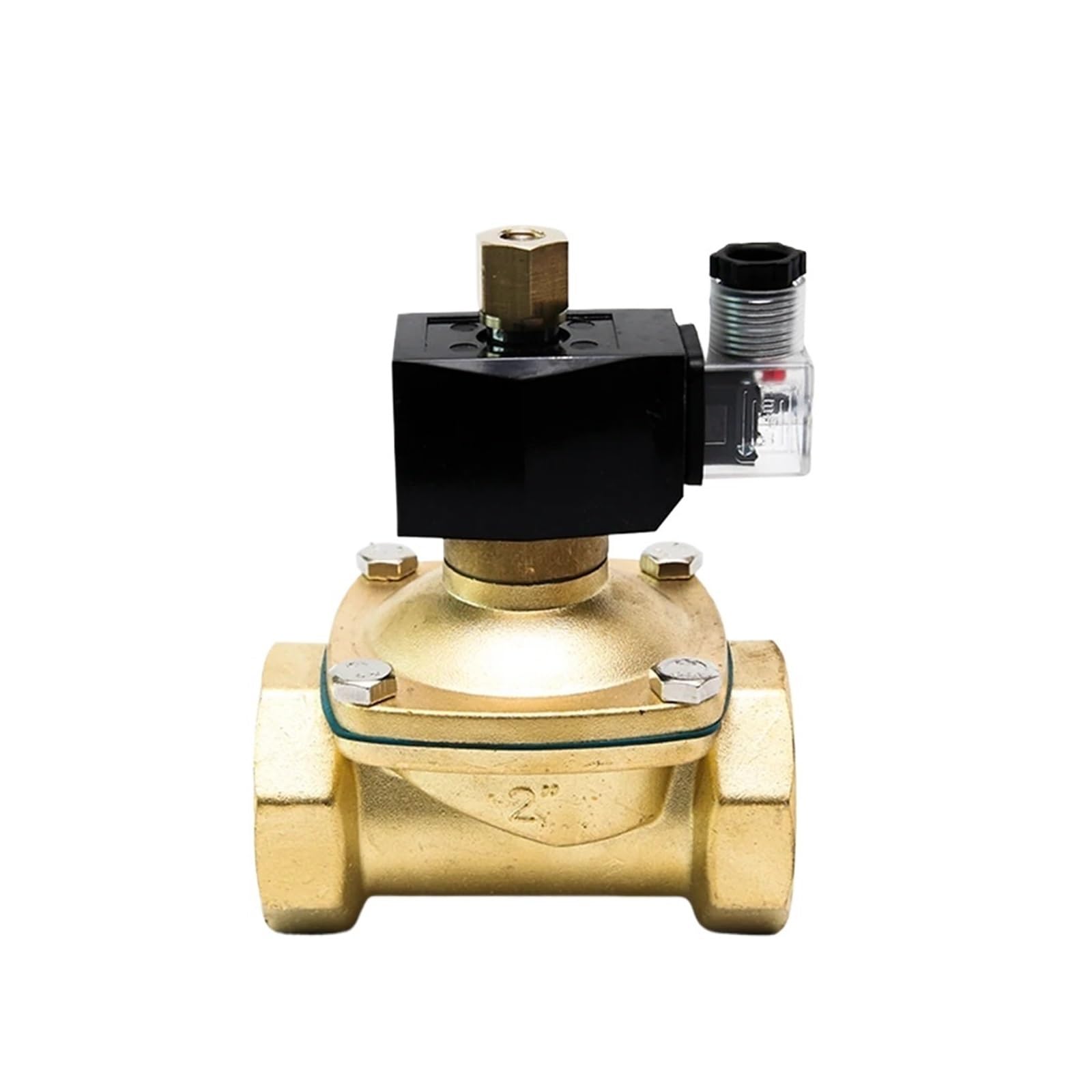 MXXDMOPD 2" brass normally open solenoid valve switch 220VAC 24VDC 12VDC 110VAC 380VAC(24VAC)