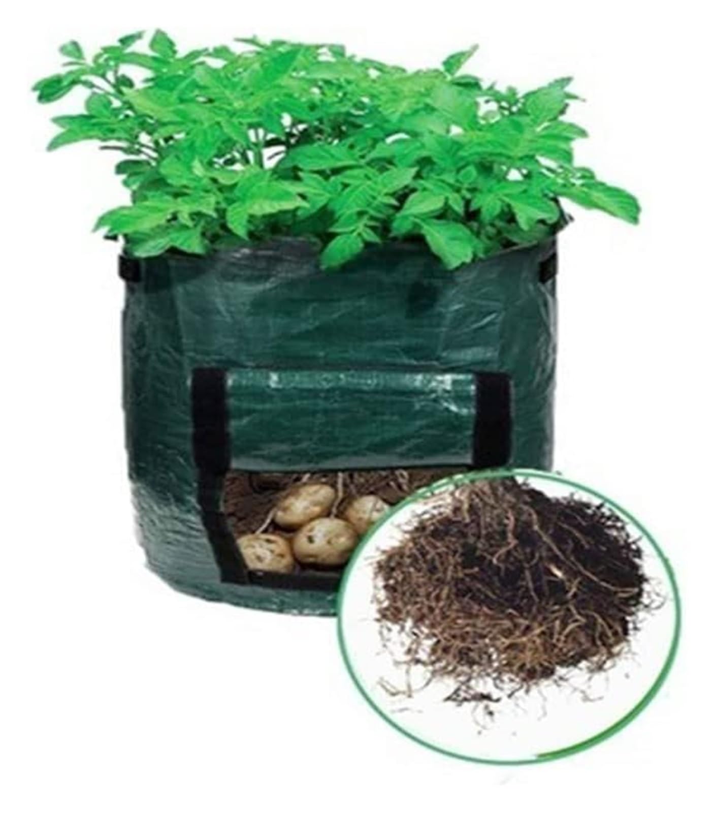 Worki do uprawy ziemniaków, Torba do uprawy ziemniaków z okienkiem 3-10 galonów(7 gallons-1pc)