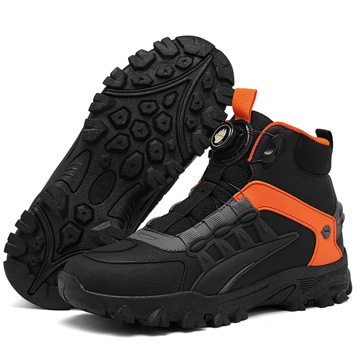 SDEQA Motorradstiefel Herren Touring Wasserdicht Motorradschuhe | Knöchelschutz, Schalthebelverstärkung, Rutschfeste Sohle, Robuste Motorradschuhe für Alltag & Tour