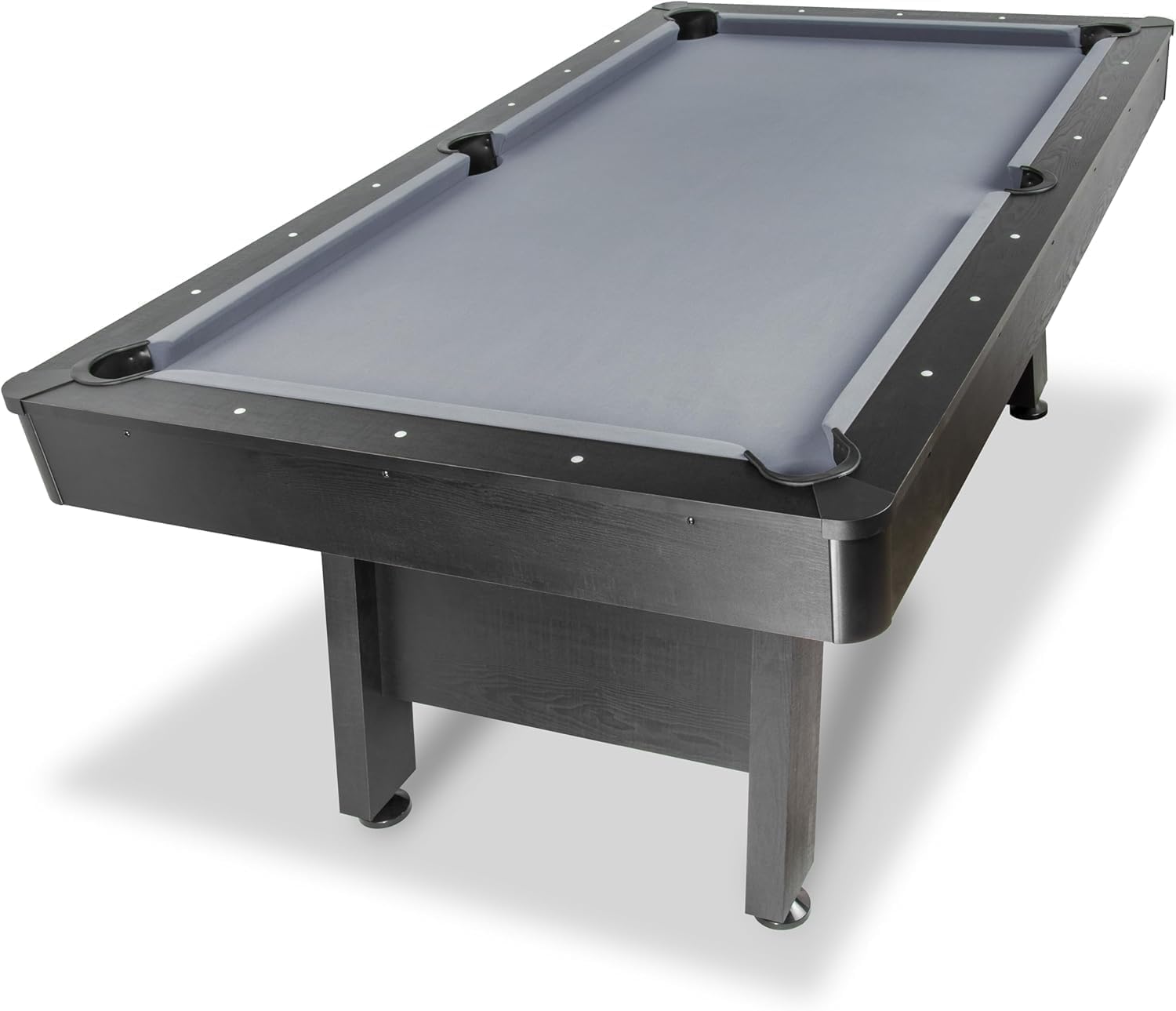 Pre-Sale 7 ft Pool Table with Wood Finish - Billiards Game Room Table for Adults & Family，Gray