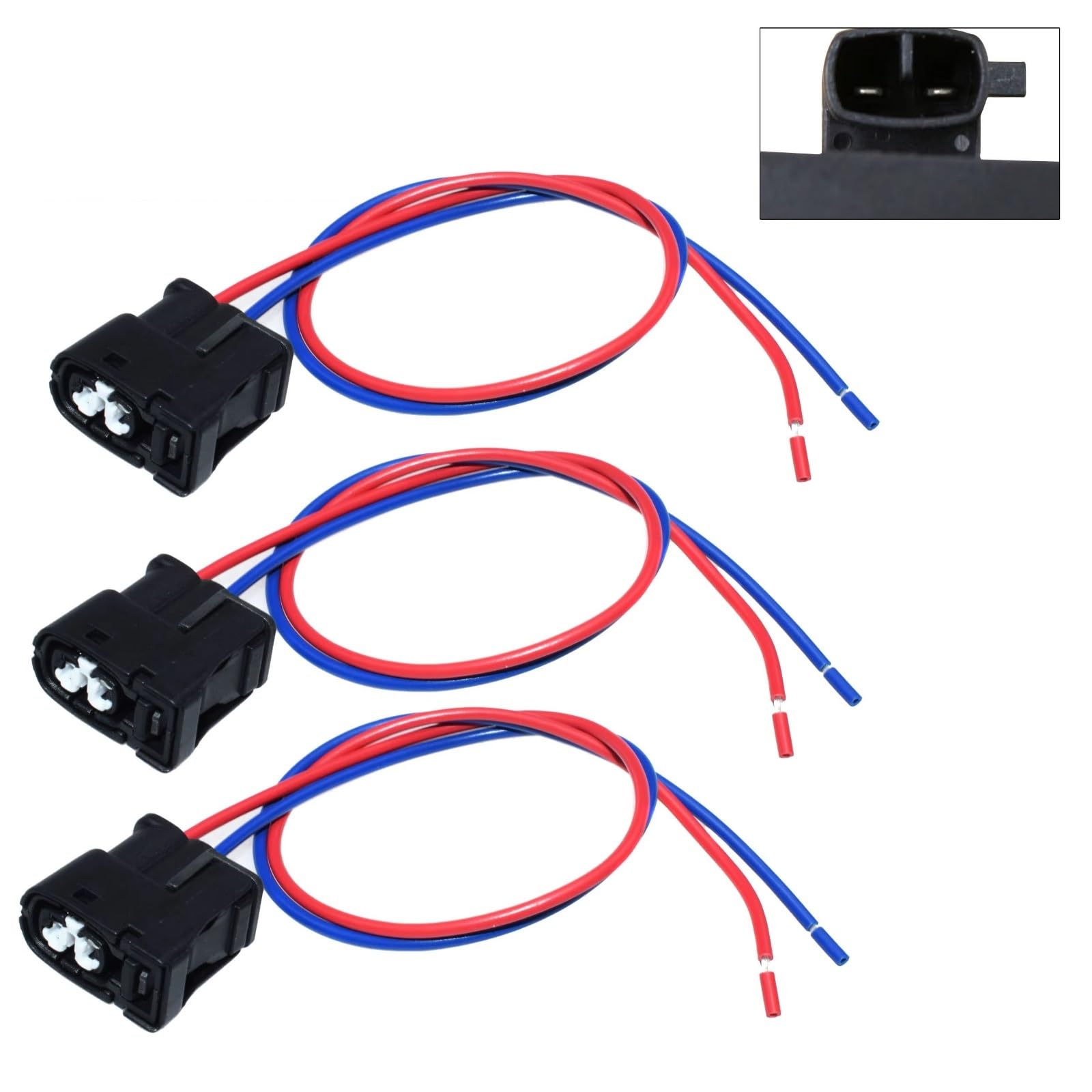 Kfz-Stecker für Toyota Altezza AS300 Aristo Crown Majesta Zündspulen-Kabelbaumstecker 9091902205 (3 Stück)