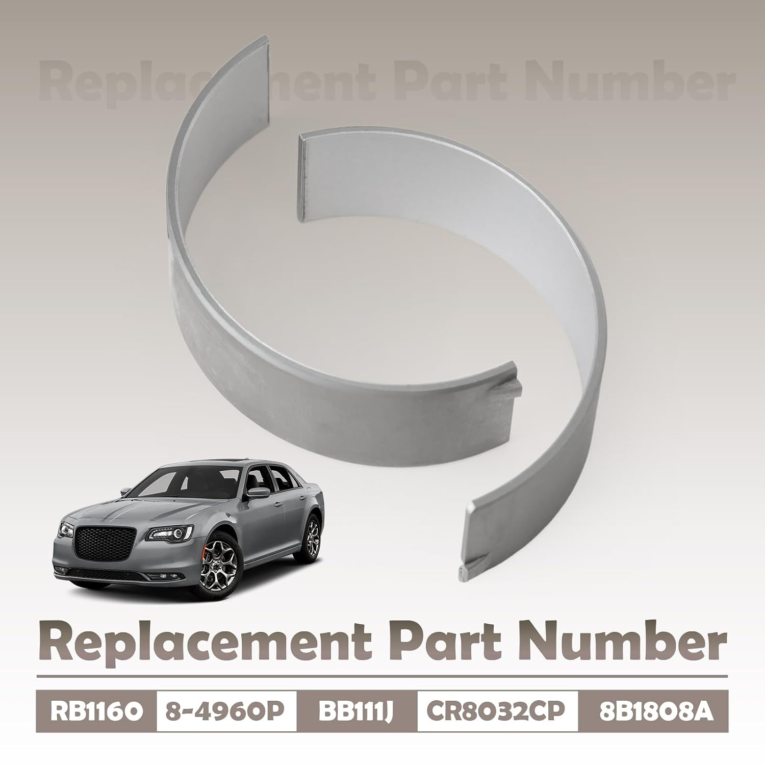 16Pcs RB1160 Standard Connecting Rod Bearing Set Replacement for Chrysler 300 for Dodge Ram 1500 2500 3500 for Jeep Commander for Grand Cherokee 5.7L 6.1L 6.4L V8, 8-4960P BB111J CR8032CP