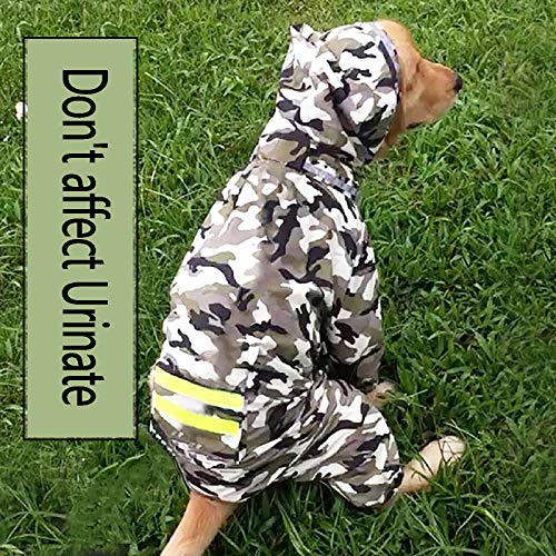 Imperméable pour chien camouflage green en taille 3XL - 7