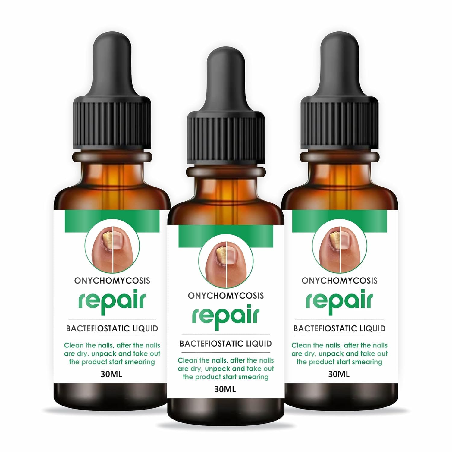 Nail Fungal Repair Oil – Fungus Remover Infection Serum, Toenail Drops Liquid for Damaged Nails (30ML PACK OF 3)-image-11