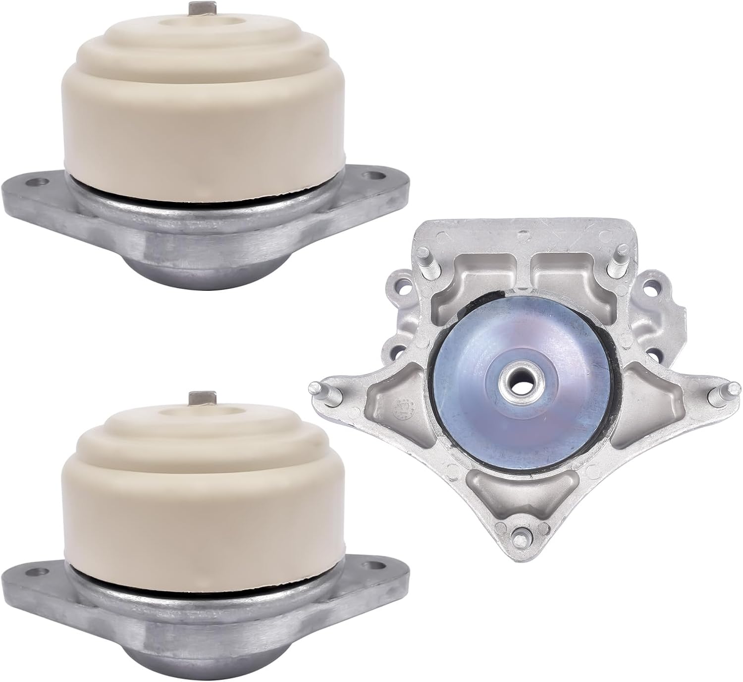 Set 3 Hydraulic Engine Motor Transmission Mount Mounts Replacement for Mercedes W212 C230 E250 C300 C350 E400 CL550 CLS400 CLS550 CLS63 AMG 4matic 2042402017 2042400618
