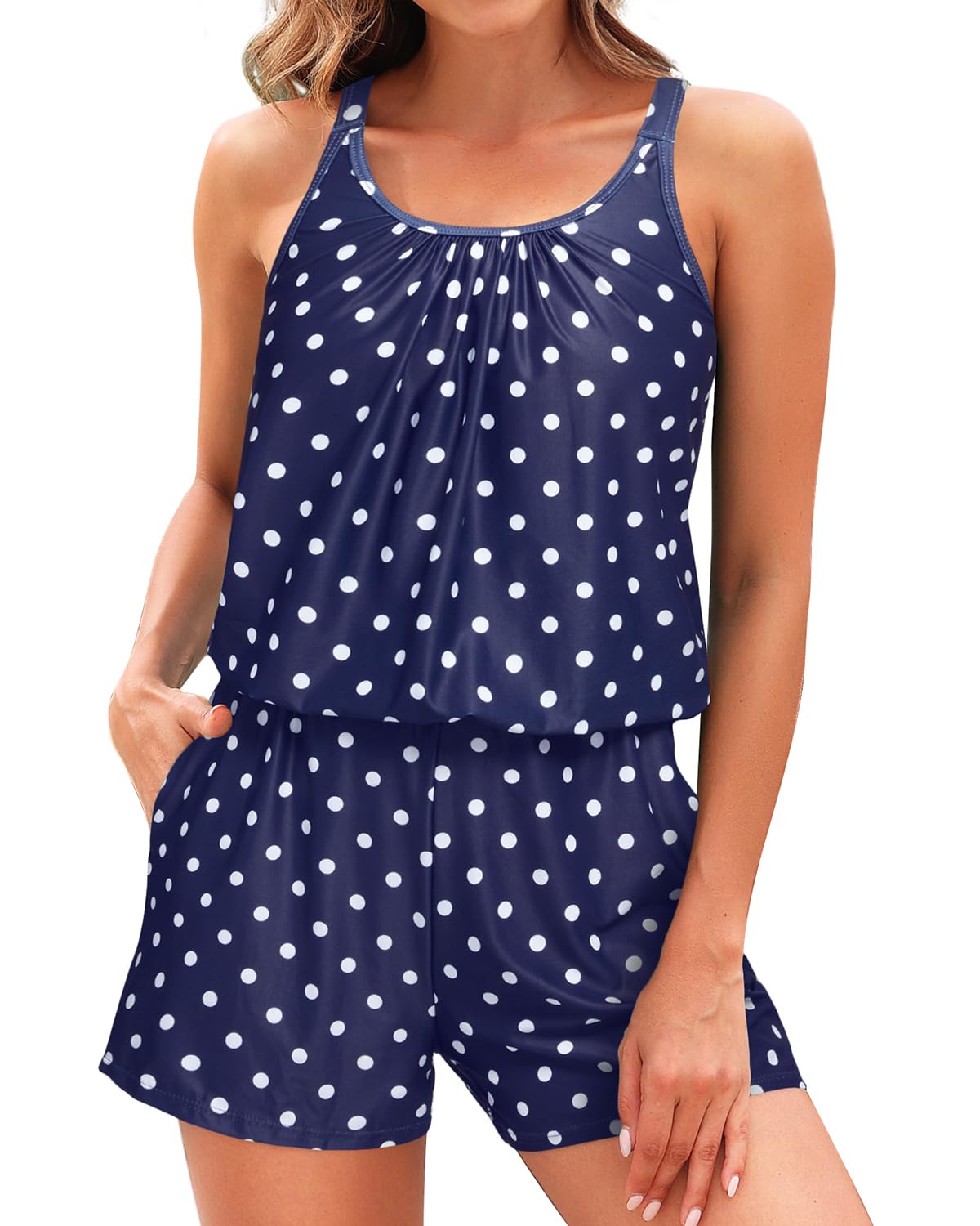 Tempt Me Romper One Piece Swimsuits with Short