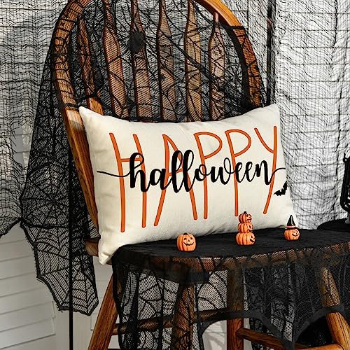 Halloween Bat Pillow Cover - 12x20 Inch Modern Home Decor - Image 3