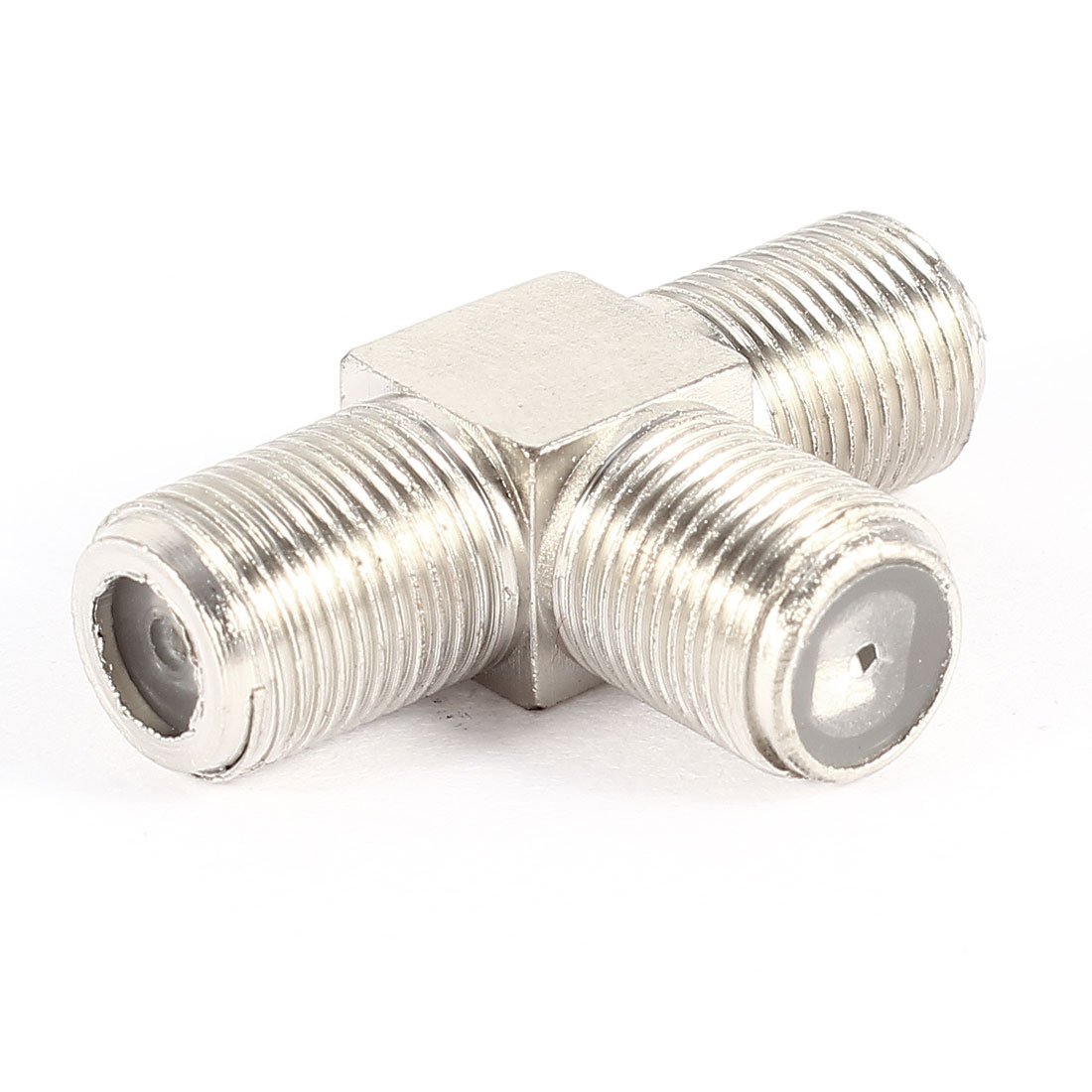 10 Pezzi Adattatore A T F Femmina Doppio F Femmina Per TV, CCTV, RF - Connettore Splitter 1:2