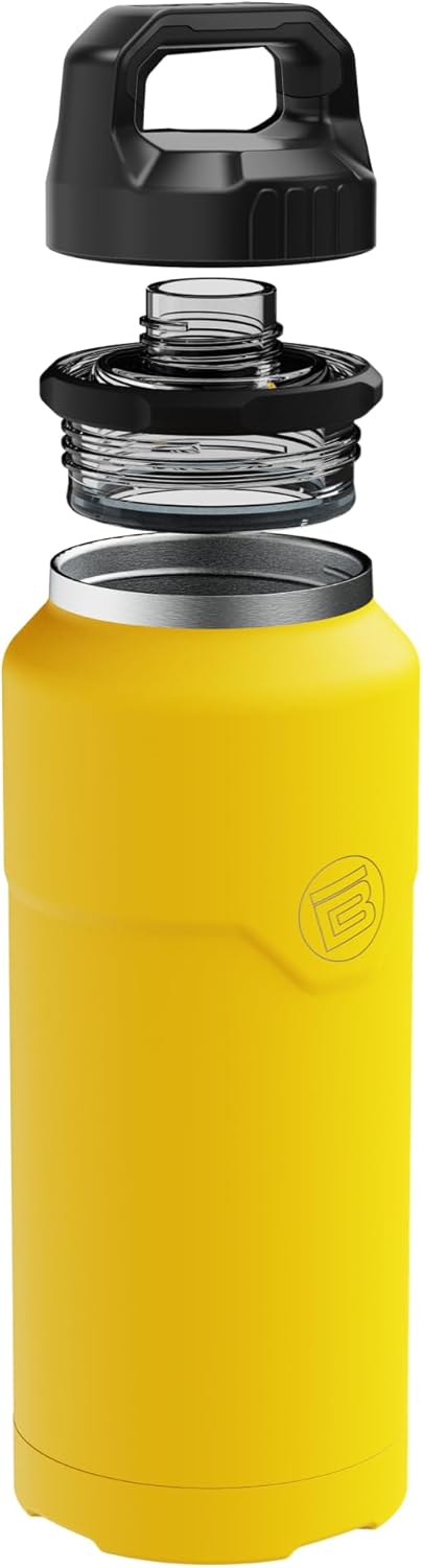 BOTE MagnePod Drinkware MagneBottle includes Screw on Cap with Grab Handle Bottle Magnetically attaches to Compatible SUPs Kayaks Floats Hangouts 36 oz Multiple Colors