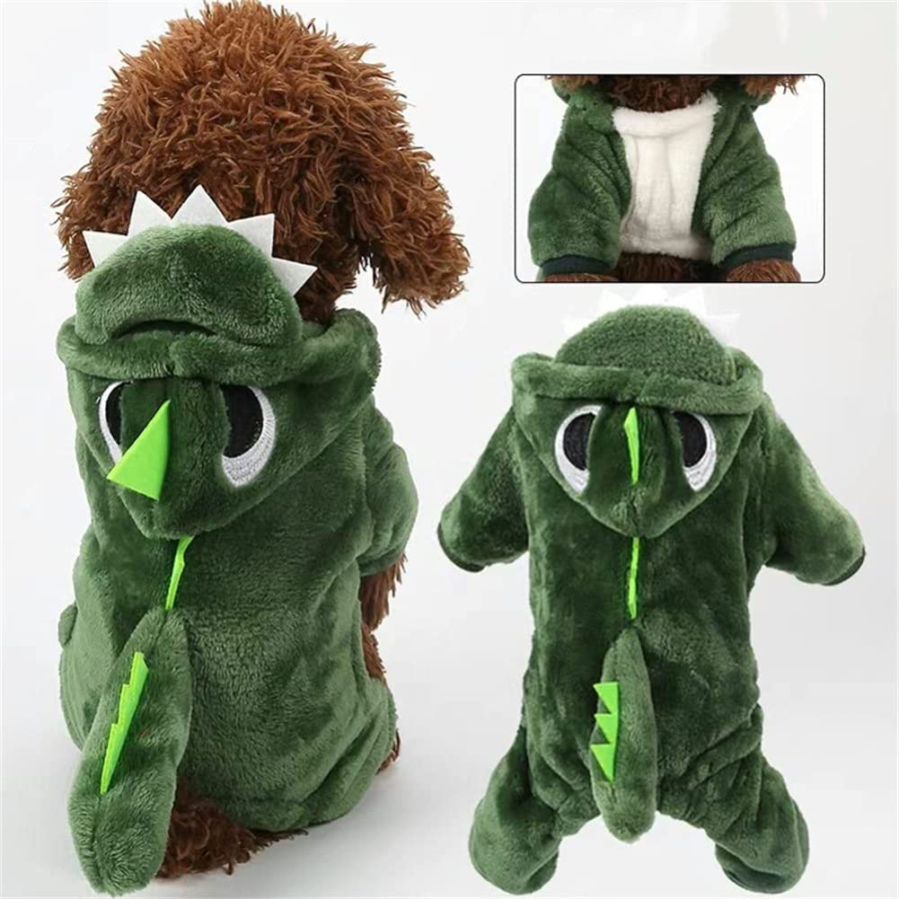 TERRIFI Dog Sheep Costume Cold Weather Hooded Jumpsuit Costumes Cold Weather Clothes Costume Outfit for Puppy Cats Small Medium Dog