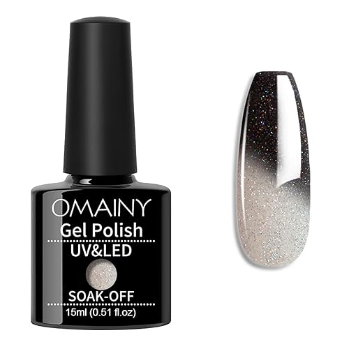 Esmalte de uñas de gel de 0.5 fl oz, esmalte de uñas de gel que cambia de color, esmalte de uñas de gel que cambia el estado de ánimo, esmalte de