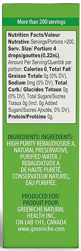 Miniatura 7 de Greeniche Stevia 100 pura sin dextrosa sin OMG sustituto del azúcar edulcorante cero calorías alternativa al azúcar sin sabor amargo libre de