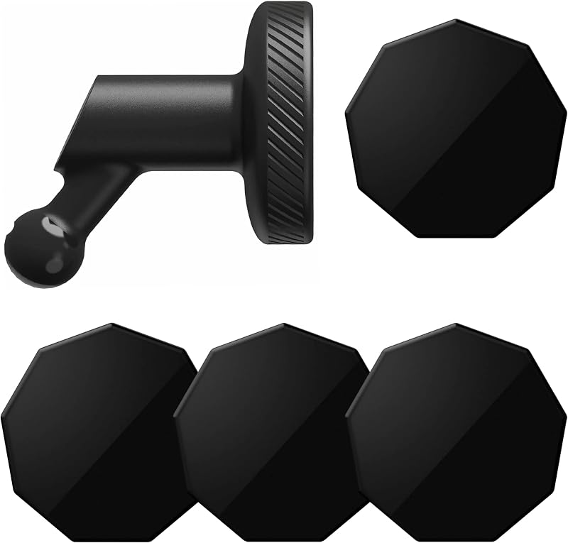 Suporte Magnético para Câmera Veicular Garmin com Cabeça Inclinável e Base Adesiva, Compatível com Mini 2, Mini 3, 45, 46, 47, 55, 56, 57, 65W, 66W, 67W, X110, X210 e X310, Kit com 4