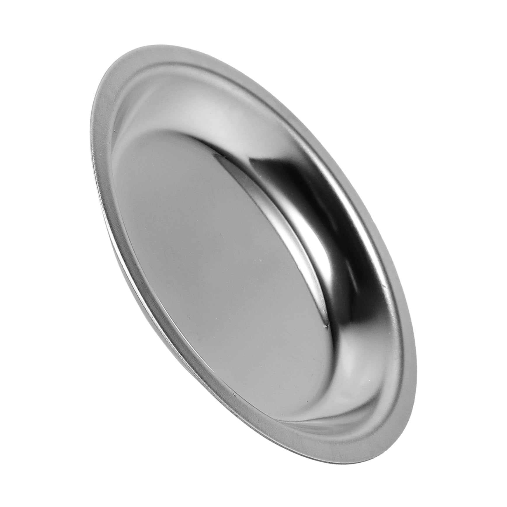 304 Stainless Steel Round Tea Bag Coaster - Lightweight Tea Bag Holder Dish for Easy Storage and Organization