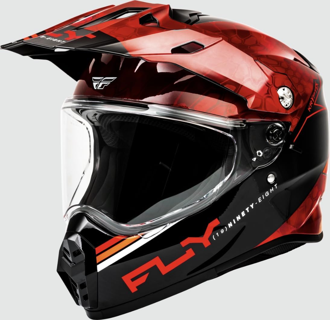 Fly Racing Trekker Conceal Helmet (Red/Black, Large)