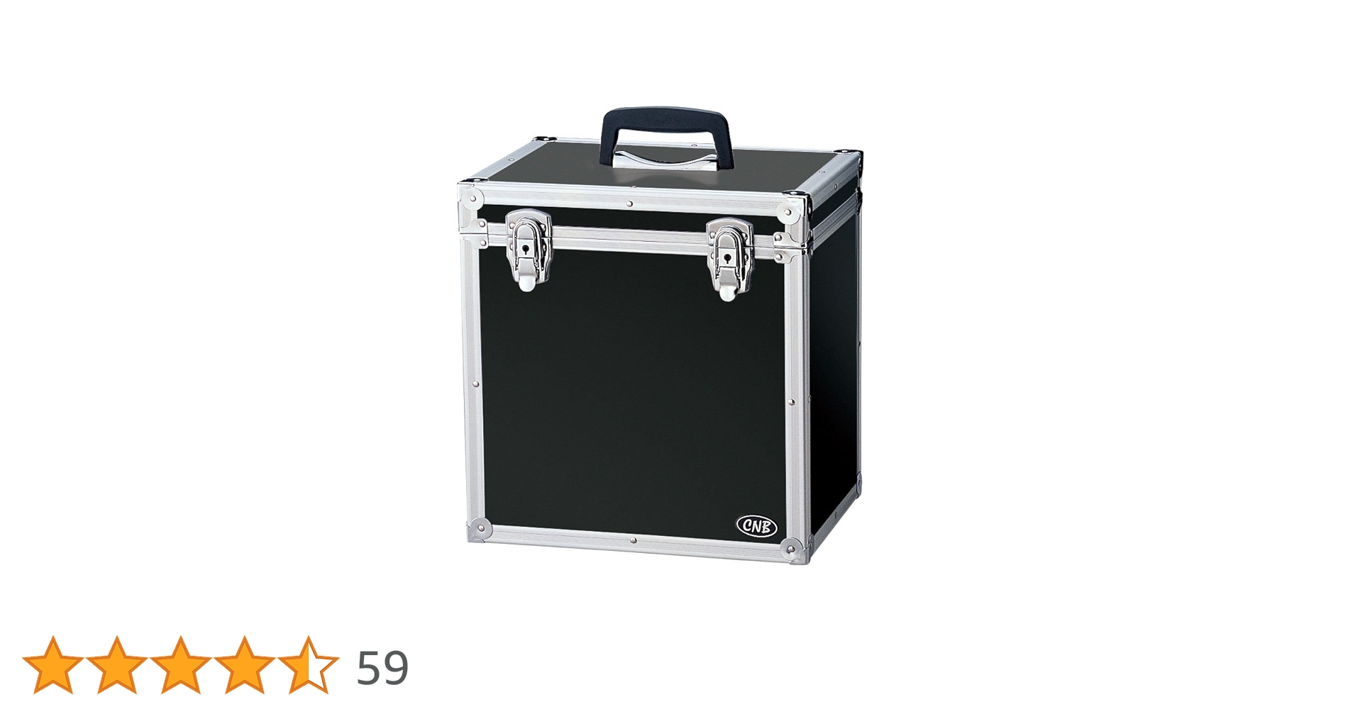 Amazon | CNB レコードケース LP用 収納枚数 約50枚 LPC-310 ブラック