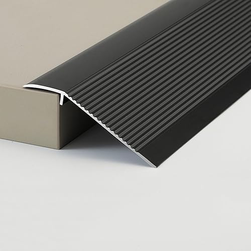 Miniatura 10 de Tira de umbral de transición de piso de aluminio, tiras de cubierta de tira de transición de piso, tira de puerta duradera y fácil de instalar,