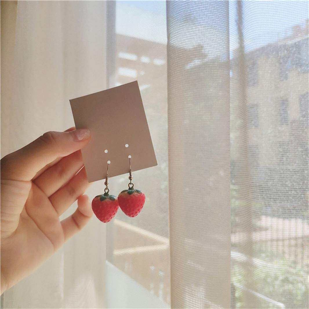 U-M Pendientes de Fresa Las Mujeres Lindas favorecen los Accesorios del diseño de la Fruta Dulce Rojo. Agradable y Profesional